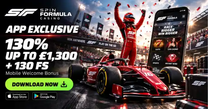 SpinFormula Casino App banner