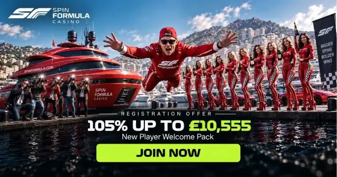SpinFormula Casino Account banner